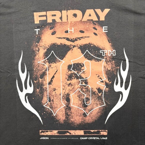 Friday the 13th Jason Voorhees Camp Crystal Lake Horror Tee XL - Picture 2 of 4